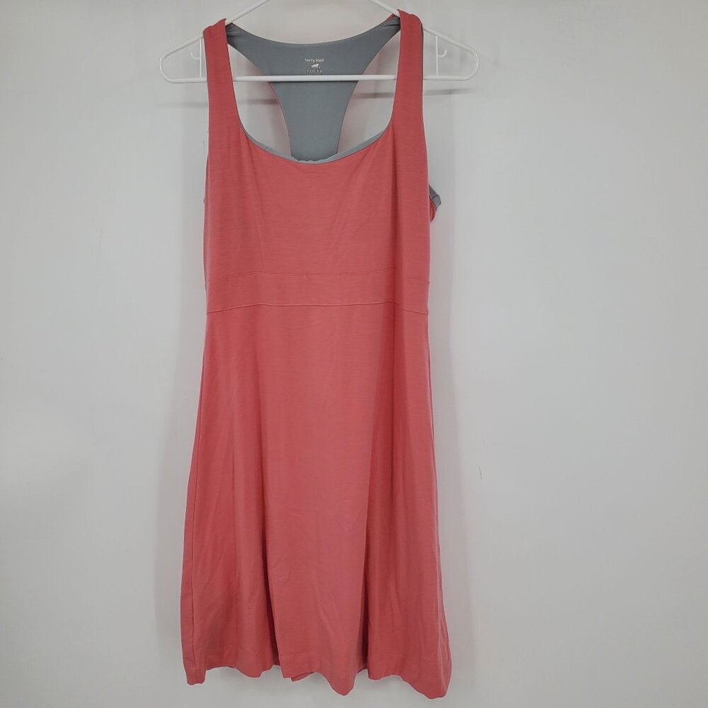 Horny‎ Toad Women's Seahorse Dress Coral Racerback Athletic Dress Medium